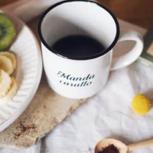Taza gallega Retro de Cerámica