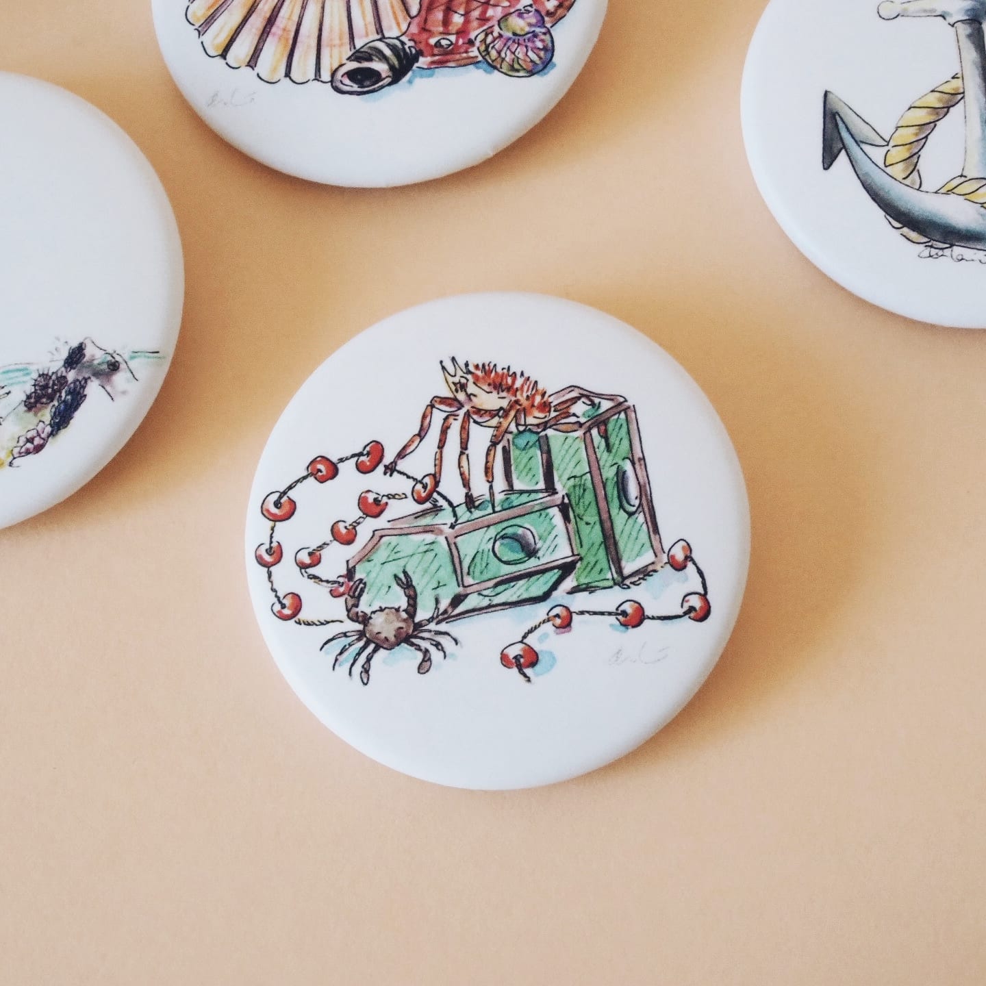 Chapas ilustradas Galicia