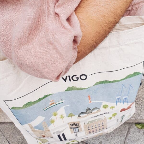 Tote bag callejero Casco Vello Vigo