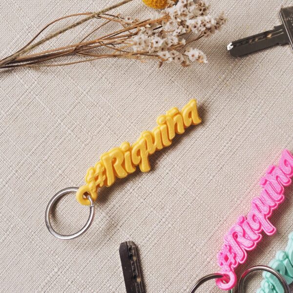 Llavero palabra Riquiñ@