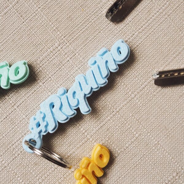 Llavero palabra Riquiñ@