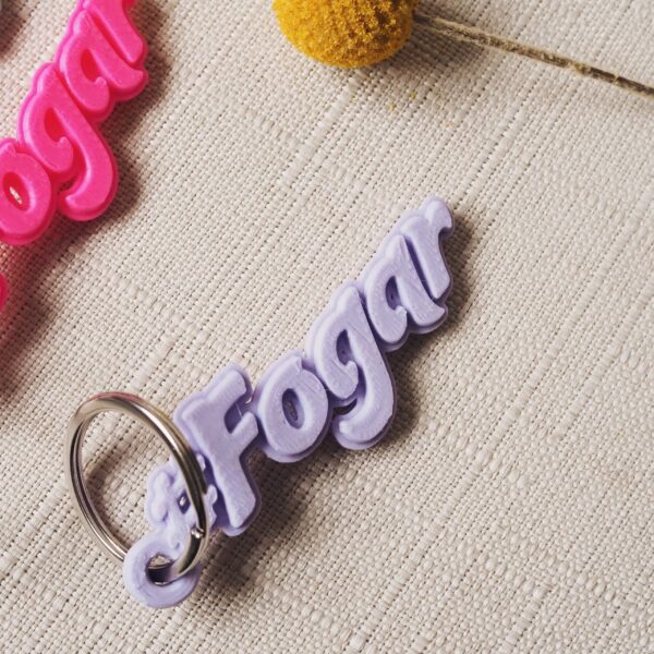 Llavero palabra Fogar