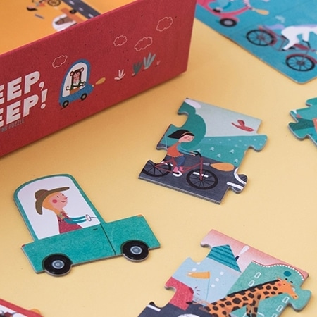 Puzzle para niños Beep Beep! - Imagen 2