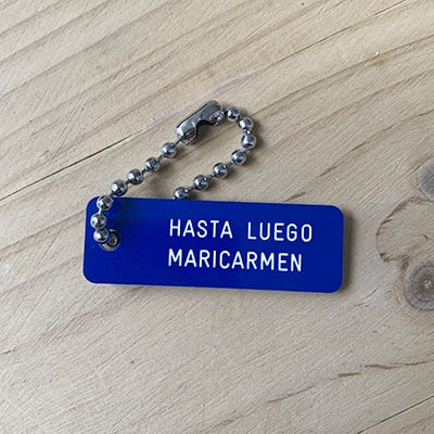 LLAVERO HASTA LUEGO MARICARMEN