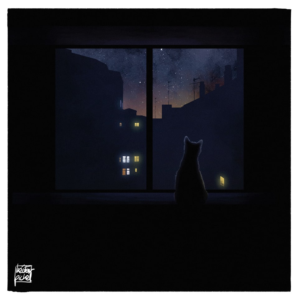 Lámina Trece en ventana - Imagen 2