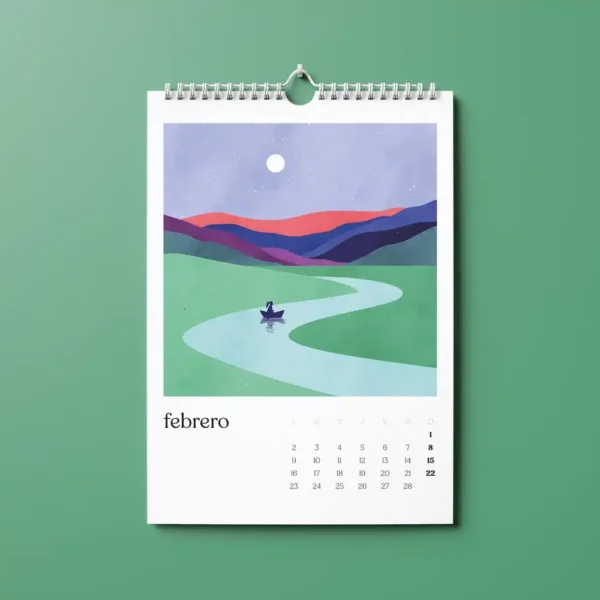 Calendario pared de Lucía Antru