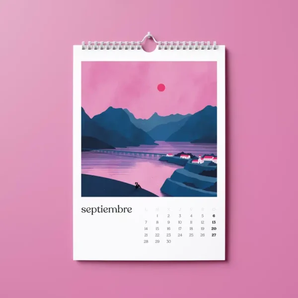 Calendario pared de Lucía Antru