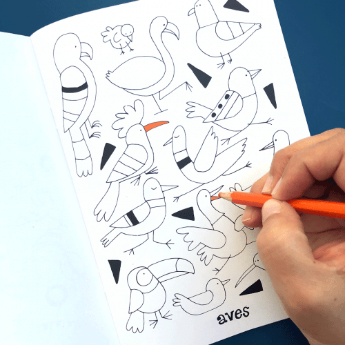 libro de colorear animales