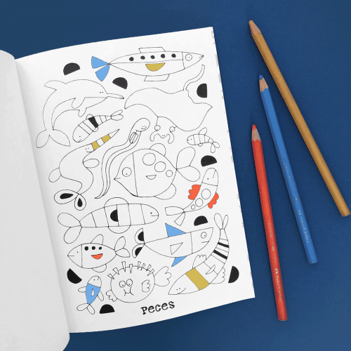 libro de colorear animales