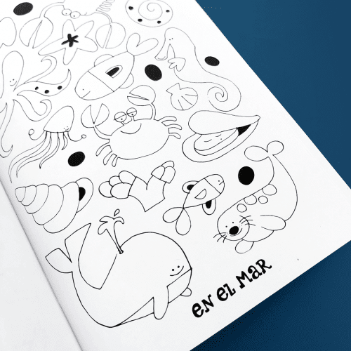 libro de colorear animales