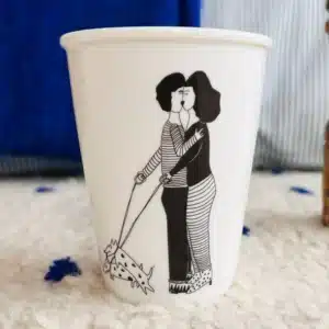 Vaso cerámica Beso