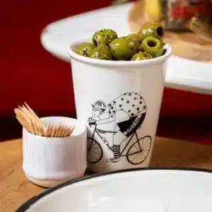 Vaso cerámica Bici