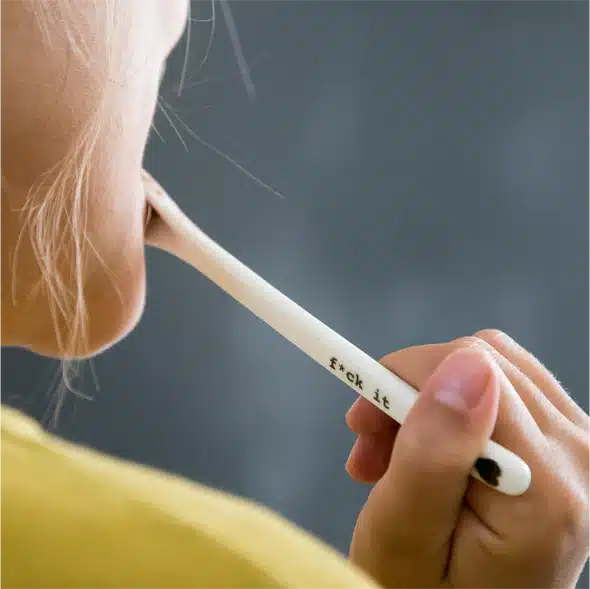 Cuchara de cerámica F*ck it