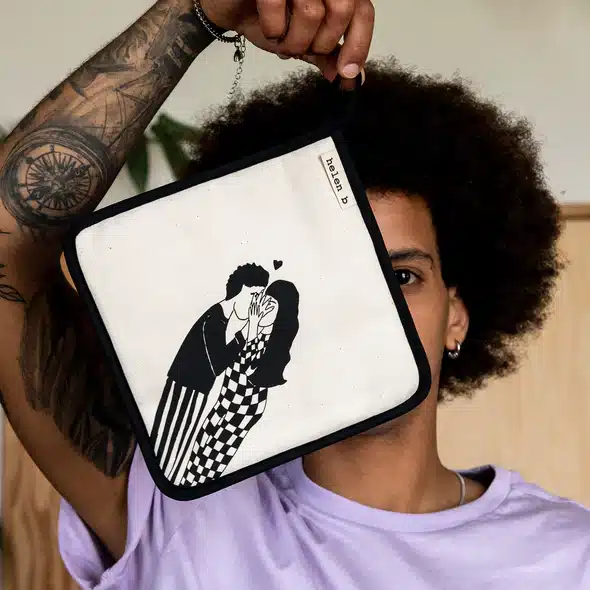 Agarrador de cocina Beso