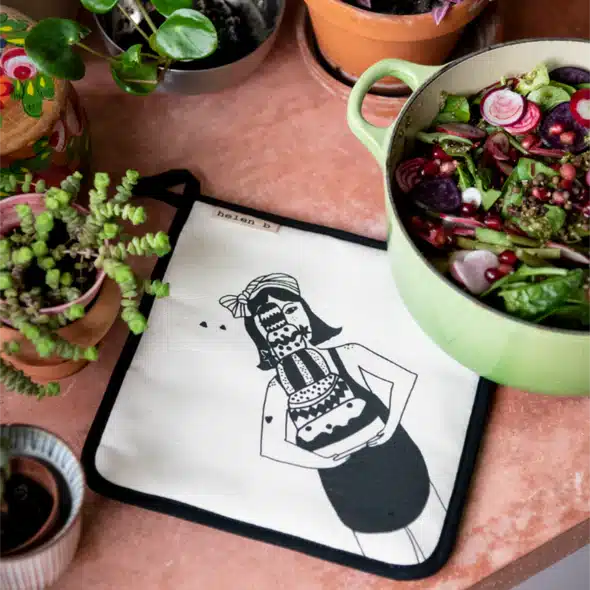 Agarrador de cocina Pateles