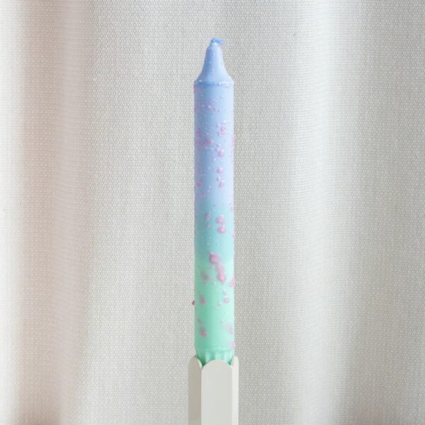 Vela Confetti azul