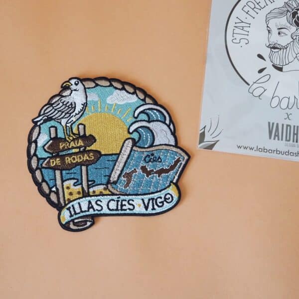 Parche bordado Cíes Vigo