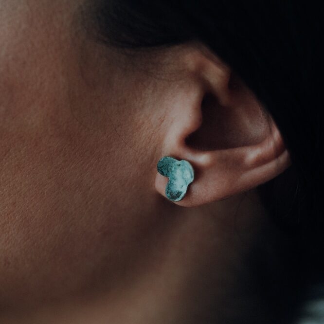 Pendientes hortensia