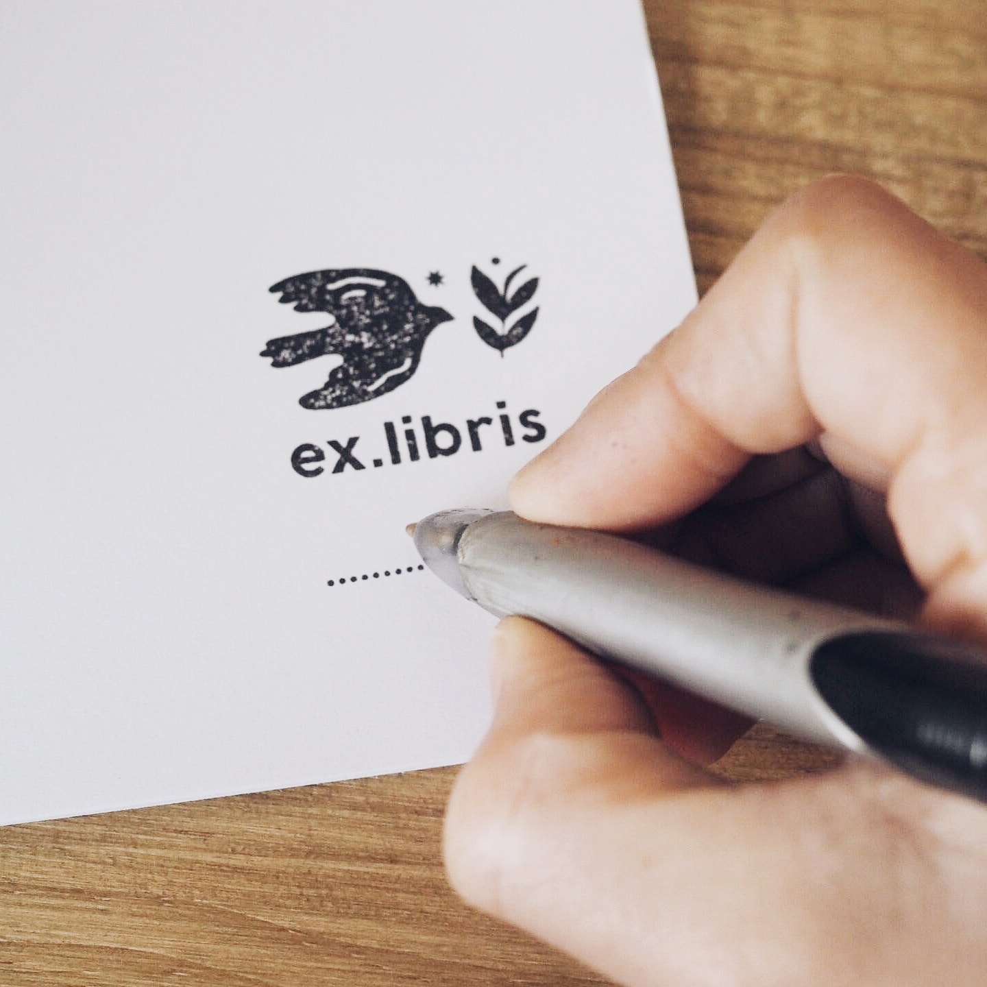 Exlibris Pájaro
