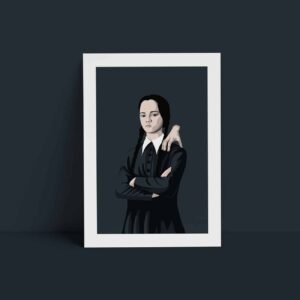 Lámina Miércoles Adams