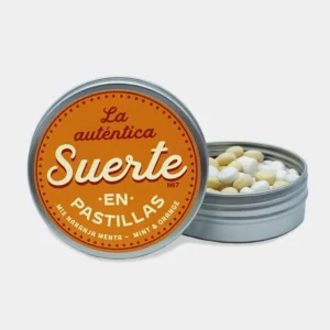 La Auténtica Suerte en Pastillas Naranja y Menta