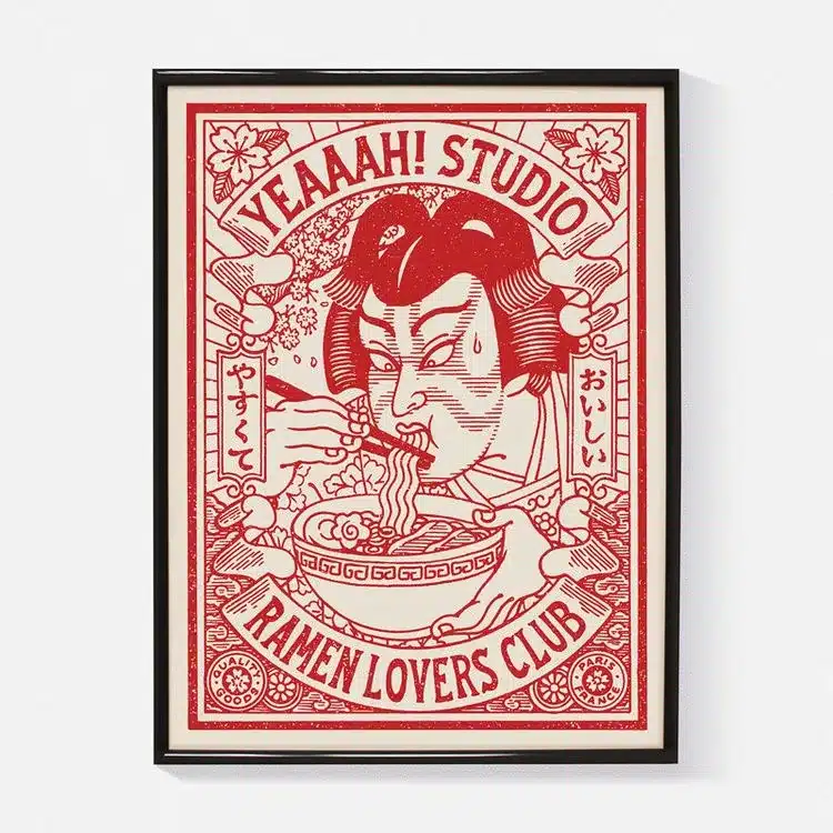 Lámina Ramen lovers