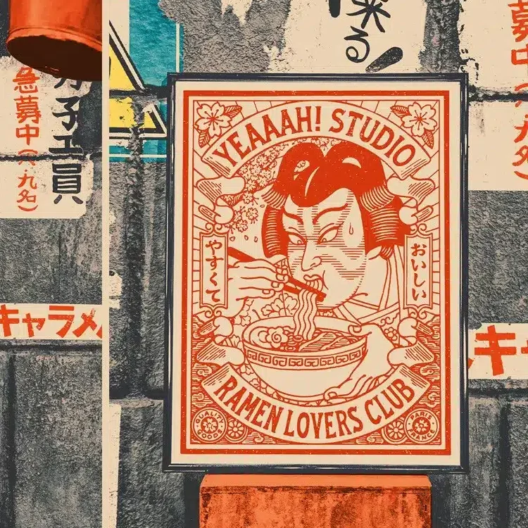 Lámina Ramen lovers