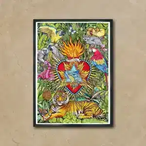 Lámina corazón salvaje