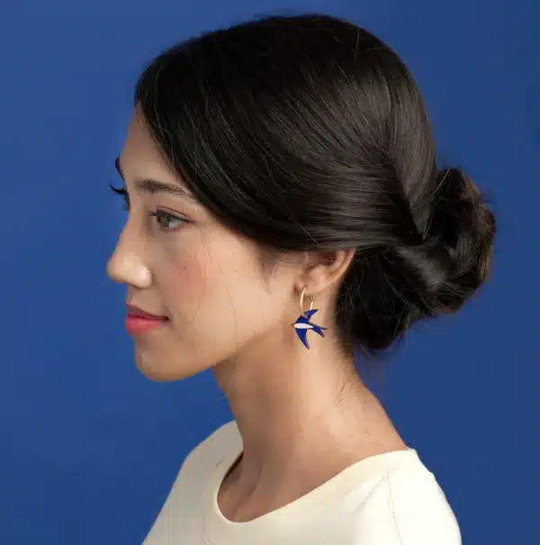 Pendientes golondrinas