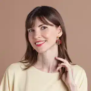 Pendiente Hojas colores