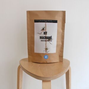 Kit de macramé macetero colgante