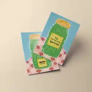 Postal Te conservas genial