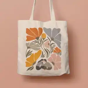 Tote bag Flores