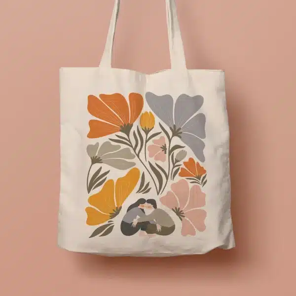 Tote bag Flores