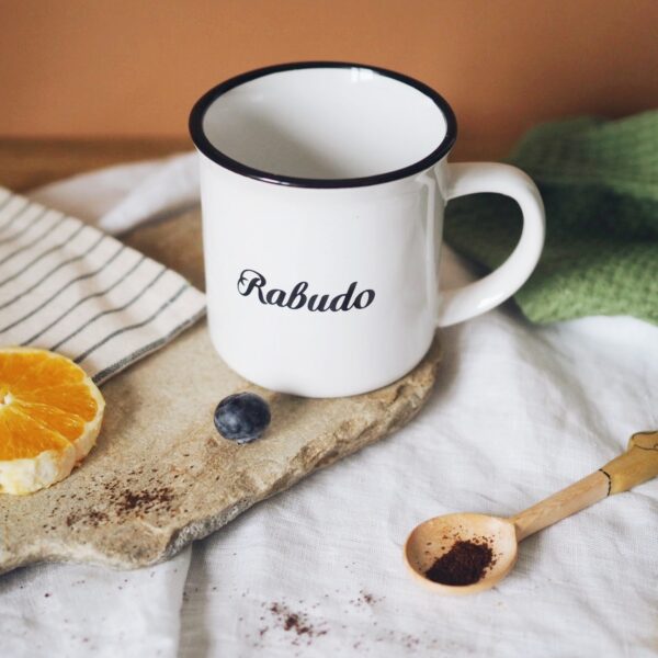 Taza Retro Rabudo y Rabuda