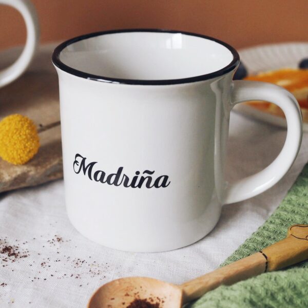 Taza Retro Madriña y Padriño