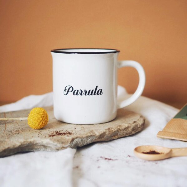Taza Retro Ruliño y Ruliña