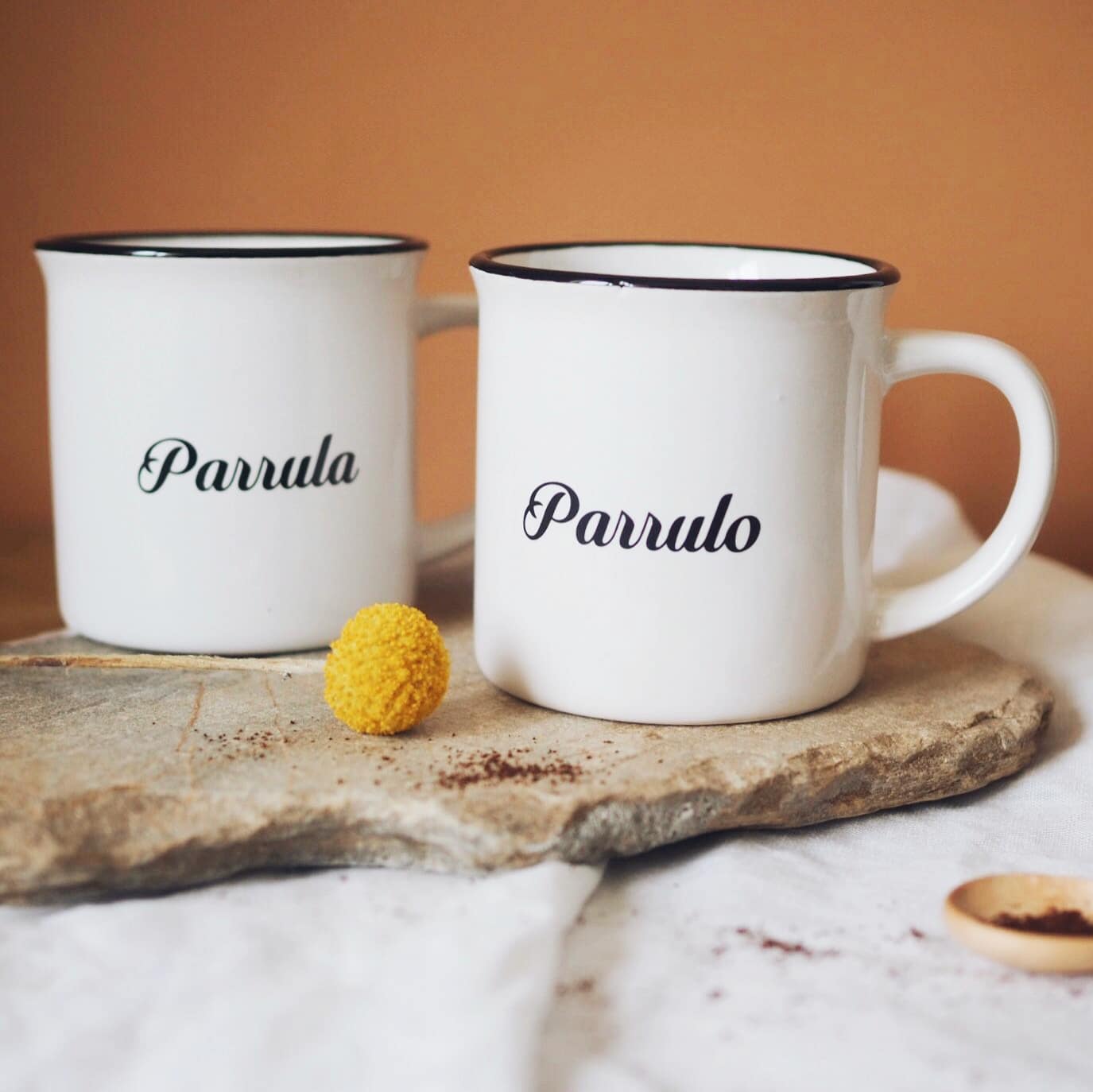 Taza Retro Ruliño y Ruliña