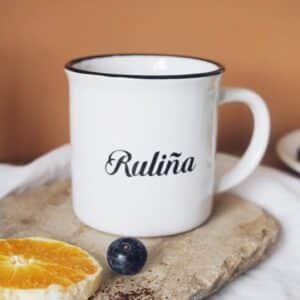 Taza Retro Ruliña y Ruliño