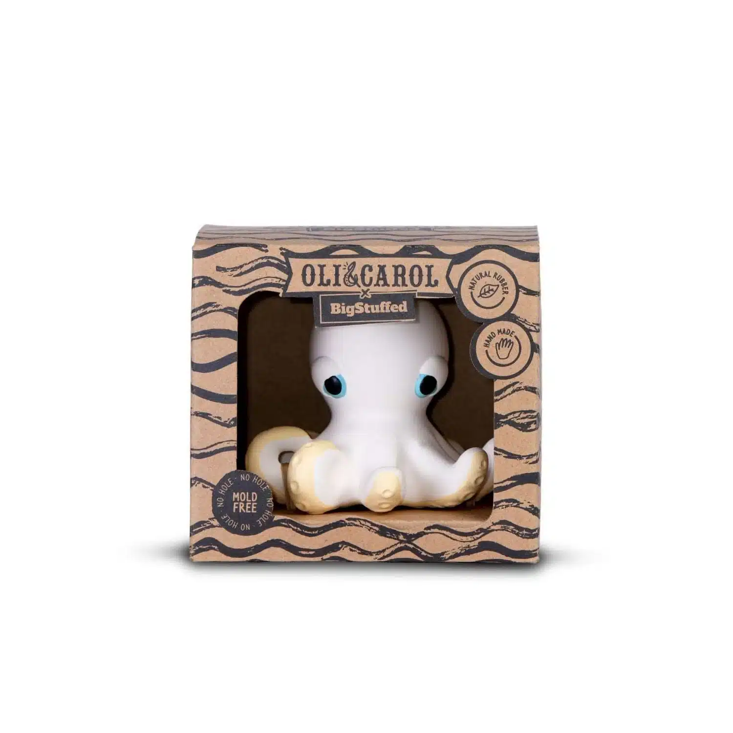 Mordedor para bebés animales albinos