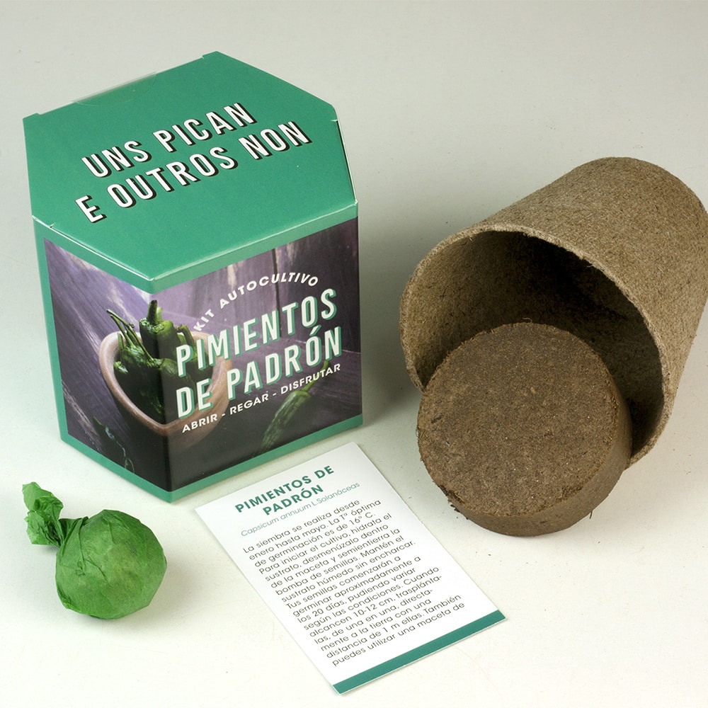 Kit Autocultivo de Pimientos de Padrón