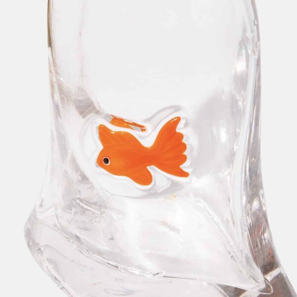 Jarrón de cristal Pez