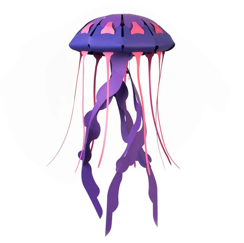 Medusa de papel 3D
