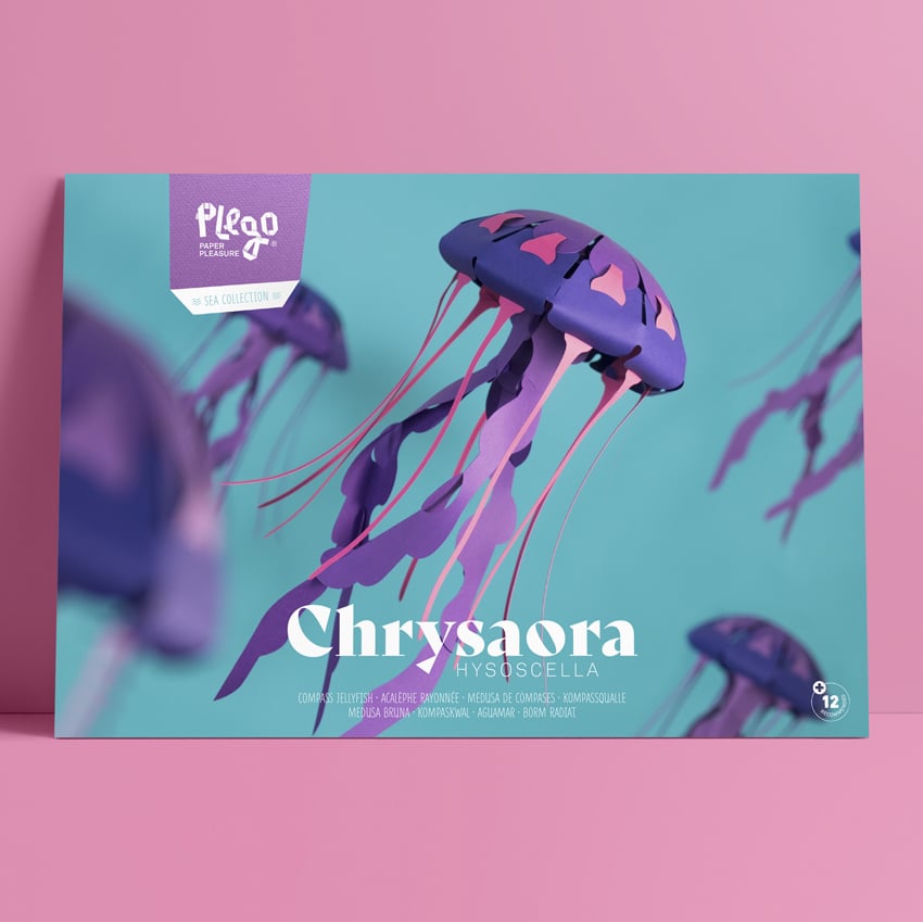 Medusa de papel 3D
