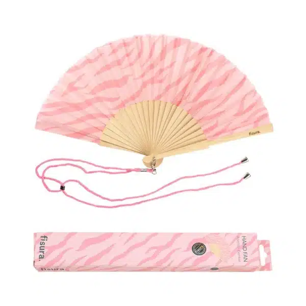 Abanico tigre rosa