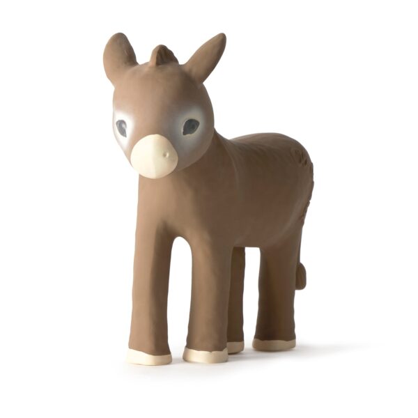 Juguetes biodegradables. Mordedor con forma de burro