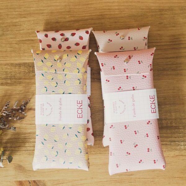 Funda de gafas ilustrada de ecopiel