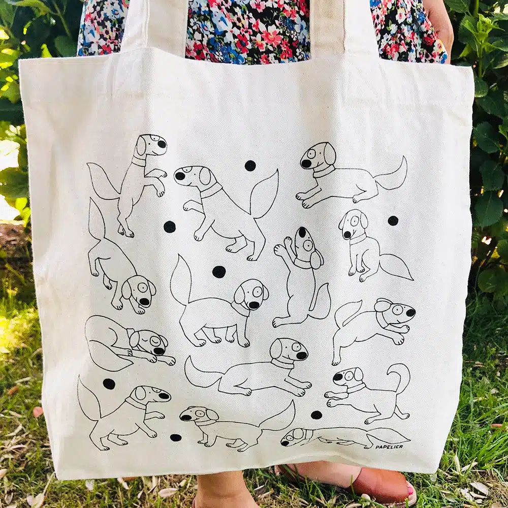 Tote bag perros