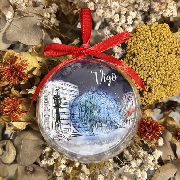 Bola de navidad Vigo Urzáiz