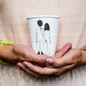 Vaso cerámica Naked couple